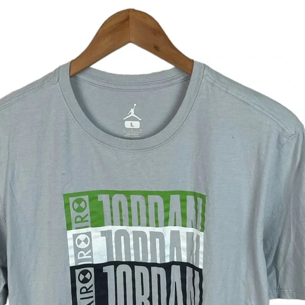TS847 Mens Air JORDAN Shoe Brand Sneaker Head Collection T Shirt L